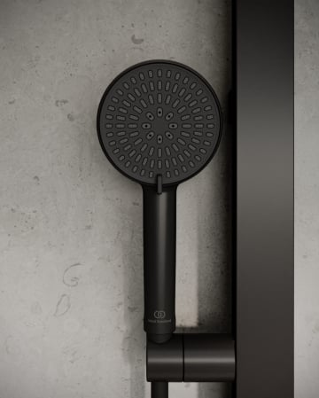 Para dus rotunda Ideal Standard Alu+ negru mat cu 2 functii [3]