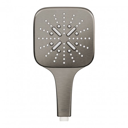 Para dus patrata Grohe Rainshower Smartactive 130 cu 3 functii, antracit periat Hard Graphite [1]