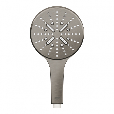 Para dus rotunda Grohe Rainshower Smartactive 130 cu 3 functii, antracit periat Hard Graphite [1]