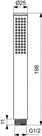 Para de dus Ideal Standard Multisuite negru mat cu o functie [1]