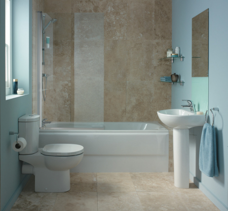 Paravan cada sticla securizata, rectangular, profil crom, 80x140 cm, Ideal Standard Connect [5]
