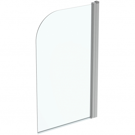 Paravan cada sticla securizata, rotunjit, profil crom, 80x140 cm, Ideal Standard Connect [1]
