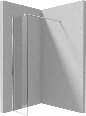 Paravane de dus walk-in - Paravan dus profil crom walk-in sticla securizata 30x200 cm, Deante Kerria Plus
