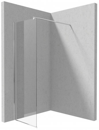 Paravane de dus walk-in - Paravan dus profil crom walk-in sticla securizata 60x200 cm, Deante Kerria Plus