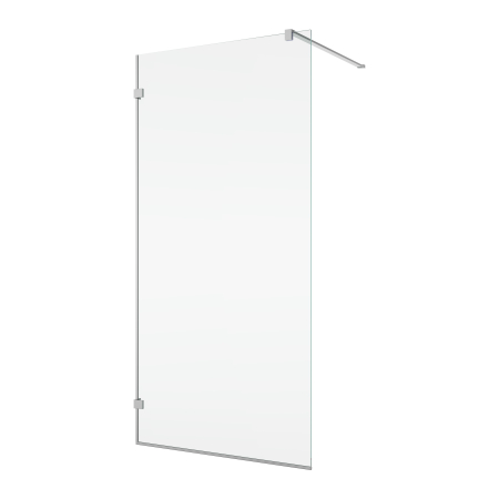 Paravane de dus walk-in - Paravan dus sticla walk-in 140x200 cm cu cadru metalic crom RONAL PUR
