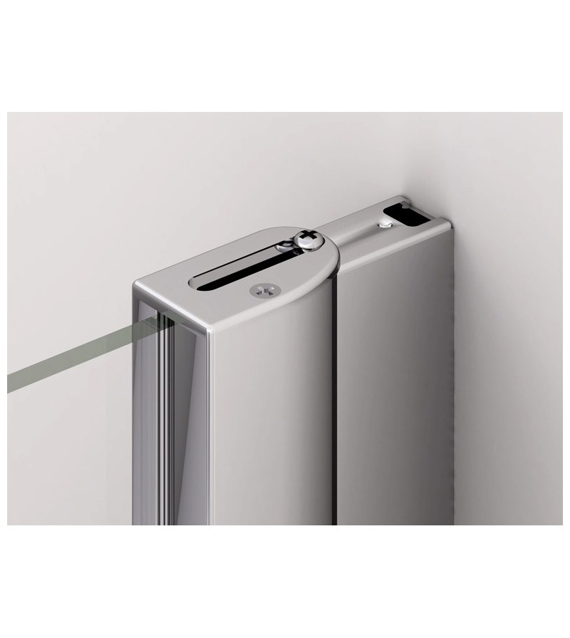 Cabina dus Walk-in SanSwiss 120x200 cm cu perete lateral de 40cm Fun [1]