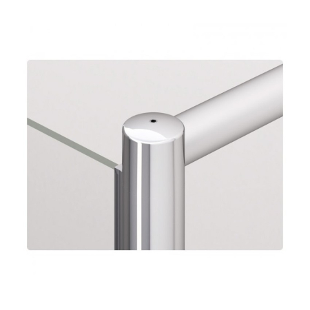 Cabina dus Walk-in SanSwiss 120x200 cm cu perete lateral de 40cm Fun [3]