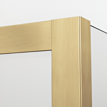 Paravan dus sticla walk-in 80x200 cm, auriu periat, sticla 8 mm, Ronal Easy D40 [2]