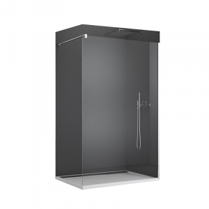 Baie - Paravan dus sticla walk-in 90x200 cm cu cadru metalic crom Sanswiss Easy