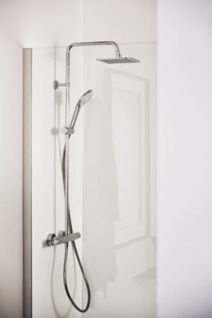 Paravan dus walk-in 120x200 cm Ideal Standard i.Life, sticla securizata, profil argintiu [4]
