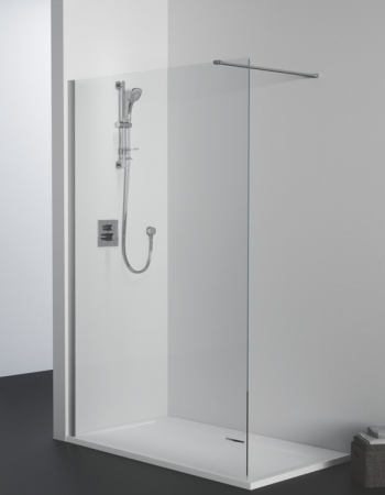 Paravan dus walk-in 140x200 cm Ideal Standard i.Life, sticla securizata, profil argintiu [5]