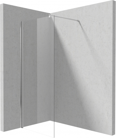 Paravane de dus walk-in - Paravan dus walk-in sticla securizata 90x200 cm crom Deante Kerria Plus