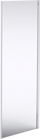 Baie - Perete lateral de dus 80x200cm, sticlă securizată 6 mm, cu finisaj cromat, Deante Prizma