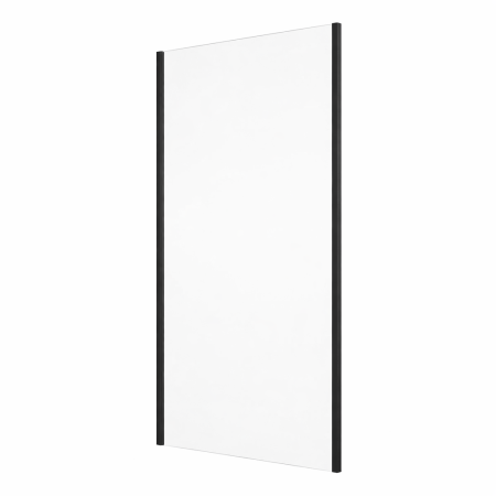 Usi, paravane si pereti dus - Perete dus 80x200 cm, sticla securizata cu grosimea de 6 mm, profil negru mat, Ronal Divera