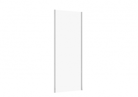 Baie - Perete lateral fix 80x195 cm Cersanit Larga profil crom