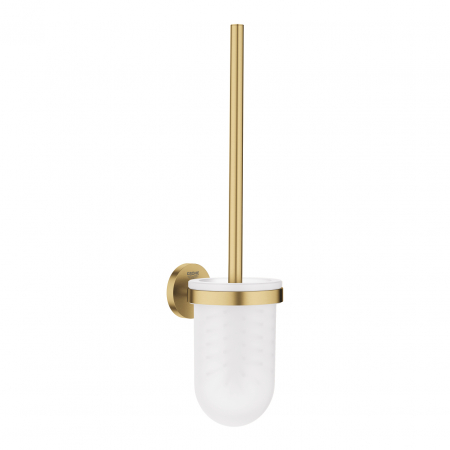 Accesorii toaleta - Perie cu suport pentru vasul de toaleta Grohe Essentials auriu periat Cool Sunrise