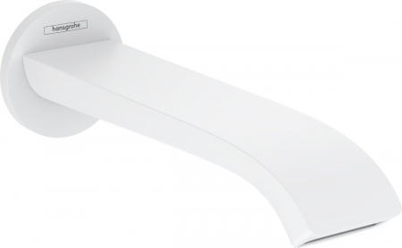 Pipa cada baie cu montaj in perete, culoare alb mat Hansgrohe Vivenis 75410700 [0]