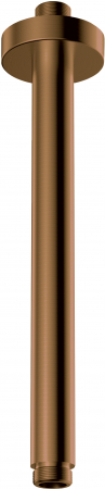 Brate si palarii dus - Brat de dus, de tavan, 250 mm,  alama, Deante Round