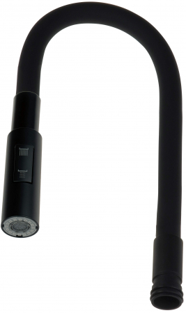 Accesorii chiuvete - Pipa flexibila pentru baterie bucatarie, cu 2 functii, negru, Deante Luno