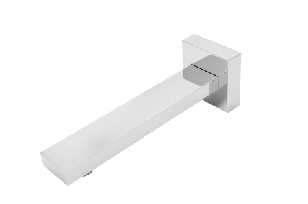Pipa fixa rectangulara Inula, pentru baterie incastrata, 196 mm, 1/2", crom [0]