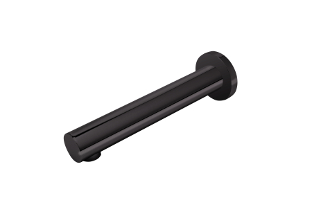 Baterii baie - Pipa fixa rotunda Inula, pentru baterie incastrata, 200 mm, 1/2", negru