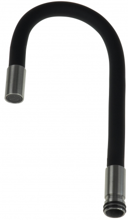 Pipa flexibila pentru baterie bucatarie Deante Luno negru/inox [1]