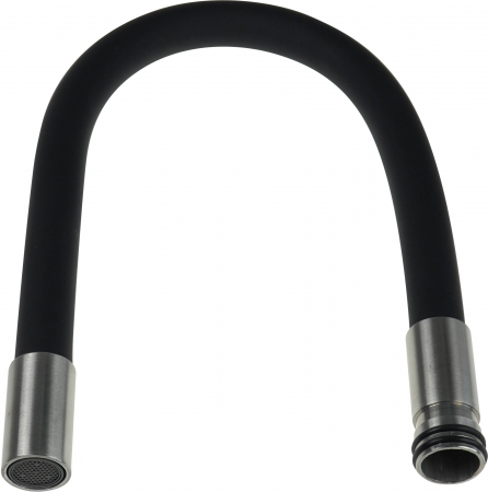 Bucatarie - Pipa flexibila pentru baterie bucatarie Deante Luno negru/inox