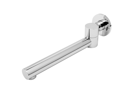 Baterii baie - Pipa mobila rotunda Inula, pentru baterie incastrata, 244 mm, 1/2", crom