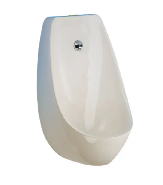 Baie - Pisoar Domino cu sistem de spalare electronic cu infrarosu ALS, alb, Sanela