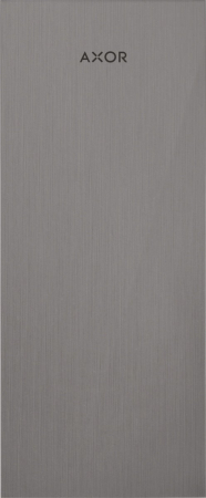 Baie - Placa superioara decorativa crom negru periat pentru baterie lavoar baie Hansgrohe Axor MyEdition 200