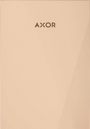 Baterii bideu - Placa superioara decorativa red gold lucios pentru baterie bideu Hansgrohe Axor MyEdition
