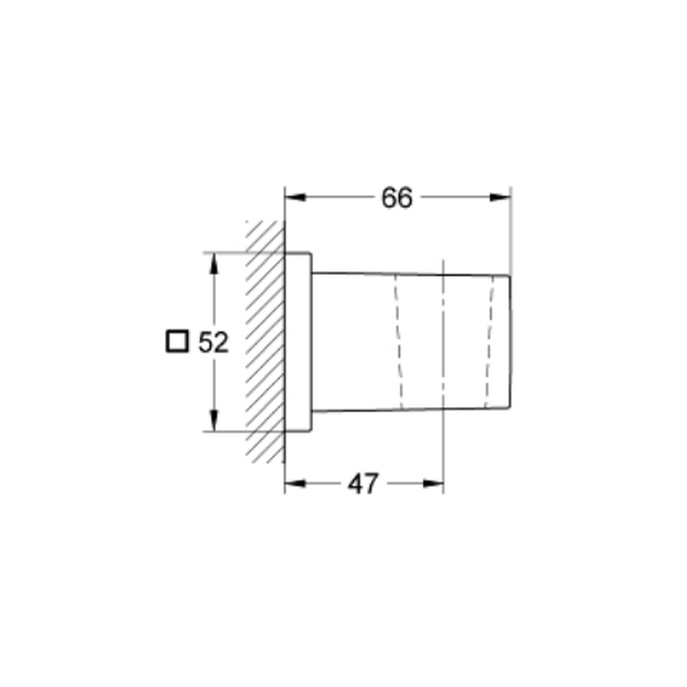 Suport dus culoare crom Grohe Euphoria Cube [1]