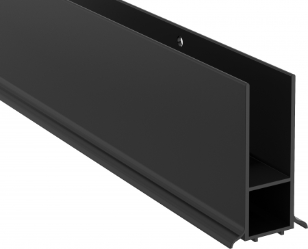 Accesorii dus - Profil usa de nisa extensie cabina dus culoare negru mat 200 cm Deante
