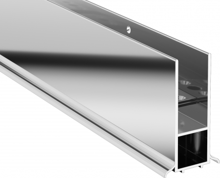 Accesorii dus - Profil usa de nisa extensie cabina dus culoare crom lucios 200 cm Deante