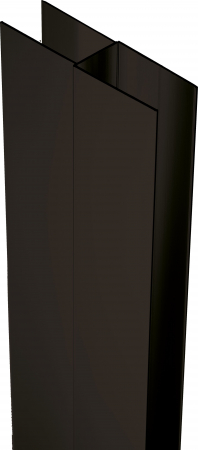 Accesorii dus - Profil extensie cabina dus culoare negru mat 200 cm Deante