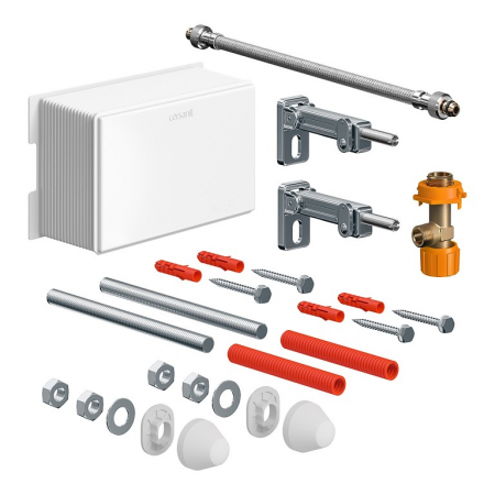 Accesorii toaleta - Kit de instalare pentru rame de rezervor incastrate Cersanit Aqua 40