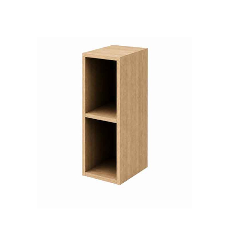 Dulapuri de baie suspendate - Raft deschis pentru mobilier de baie 20x46 cm, rovere naturale, Fluminia Genova