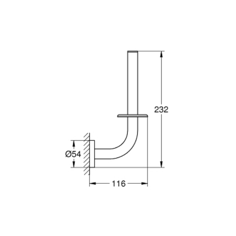 Suport rezerva hartie igienica crom Grohe Essentials [1]