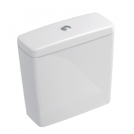Rezervoare aparente - Rezervor Villeroy & Boch, O.Novo, pentru vas WC stativ, alb alpin