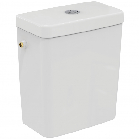 Baie - Rezervor vas wc Ideal Standard Connect Space Cube alb lucios cu alimentare laterala