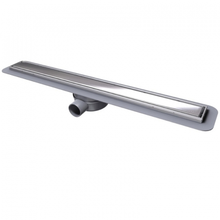 Rigole si canale de scurgere dus - Rigola dus faiantabila Kessel Linearis Compact, 55 cm, cu sifon integrat si capac otel inox