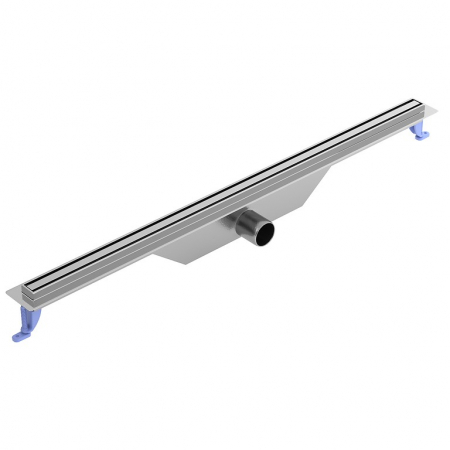 Rigole si canale de scurgere dus - Rigola dus iesire laterala cu capac crom 900 mm Cersanit Tako Slim