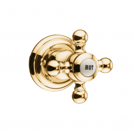 Accesorii dus - Robinet dus incastrat pentru apa calda Kludi 1926 placat cu aur
