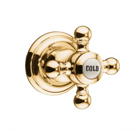 Accesorii dus - Robinet dus incastrat pentru apa rece Kludi 1926 placat cu aur