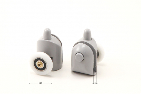 Role inferioare detasabile Deante pentru sticle de 5 mm, Ø23 mm [1]
