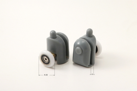 Role inferioare detasabile Deante pentru sticle de 6 mm, Ø25 mm [1]