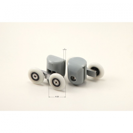 Role superioare duble Deante pentru sticle de 5 mm, Ø25 mm [1]