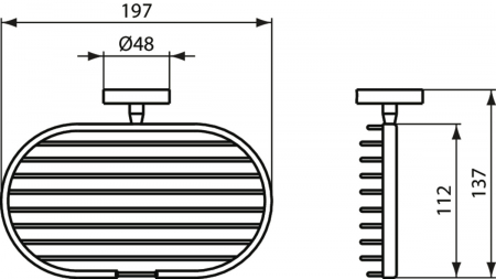 Savoniera baie Ideal Standard IOM crom lucios [1]