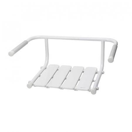 Accesorii baie persoane cu dizabilitati - Scaun mobil cada pentru persoane cu dizabilitati, alb, Thermomat