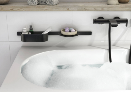 Set accesorii baie culoare negru mat Hansgrohe WallStoris 27966670 [1]